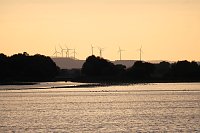 Bild: Abendstimmung am Stausee Kelbra