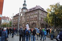 Bild: Demonstrationszug durch die Nordh&auml;user Innenstadt