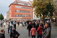 Bild: Demonstrationszug durch die Nordh&auml;user Innenstadt