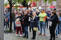 Bild: Demonstrationszug durch die Nordh&auml;user Innenstadt