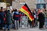 Bild: Demonstrationszug durch die Nordh&auml;user Innenstadt