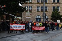 Bild: Demonstrationszug durch die Nordh&auml;user Innenstadt