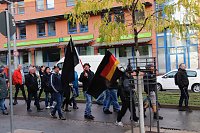Bild: Demonstrationszug durch die Nordh&auml;user Innenstadt