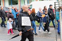 Bild: Demonstrationszug durch die Nordh&auml;user Innenstadt