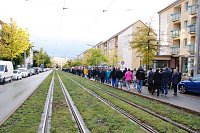 Bild: Demonstrationszug durch die Nordh&auml;user Innenstadt