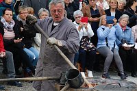Bild: Glockenguss vor St. Blasii in Nordhausen