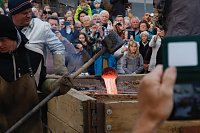 Bild: Glockenguss vor St. Blasii in Nordhausen