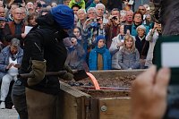 Bild: Glockenguss vor St. Blasii in Nordhausen