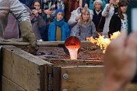 Bild: Glockenguss vor St. Blasii in Nordhausen