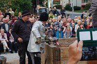 Bild: Glockenguss vor St. Blasii in Nordhausen