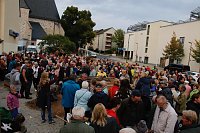 Bild: Glockenguss vor St. Blasii in Nordhausen