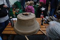 Bild: Glockenguss vor St. Blasii in Nordhausen
