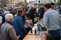 Bild: Glockenguss vor St. Blasii in Nordhausen