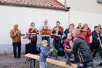 Bild: Glockenguss vor St. Blasii in Nordhausen