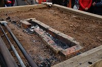 Bild: Glockenguss vor St. Blasii in Nordhausen