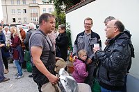 Bild: Glockenguss vor St. Blasii in Nordhausen