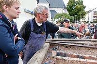 Bild: Glockenguss vor St. Blasii in Nordhausen