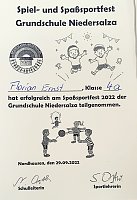 Bild: Sportfest der Grundschule Niedersalza