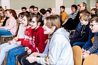 Das Duo Ruggieri trat am 1. Dezember im Humboldt-Gymnasium auf Bild: Das Duo Ruggieri trat am 1. Dezember im Humboldt-Gymnasium auf