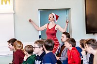 Das Duo Ruggieri trat am 1. Dezember im Humboldt-Gymnasium auf Bild: Das Duo Ruggieri trat am 1. Dezember im Humboldt-Gymnasium auf