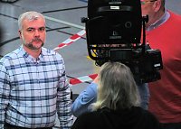 Peter Blei beim Kugelstoß Indoor Bild: Peter Blei beim Kugelstoß Indoor
