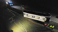 Bild: Verunfallter Elektro-Bus