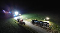Bild: Verunfallter Elektro-Bus