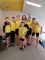 Bild: Nordh&auml;user Schwimmnachwuchs beim "Shark Day" in Halle