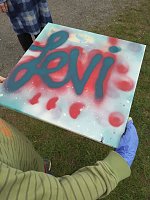 Bild: K&uuml;nstlerische Graffiti-Aktion des Jugendzentrums Harztor