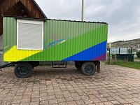 Bild: K&uuml;nstlerische Graffiti-Aktion des Jugendzentrums Harztor