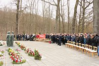 Bild: Gedenken zum 78. Jahrestag der Befreiung des KZ Mittelbau-Dora