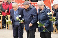 Bild: Gedenken zum 78. Jahrestag der Befreiung des KZ Mittelbau-Dora