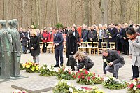 Bild: Gedenken zum 78. Jahrestag der Befreiung des KZ Mittelbau-Dora