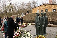 Bild: Gedenken zum 78. Jahrestag der Befreiung des KZ Mittelbau-Dora
