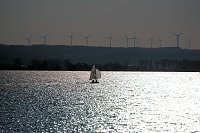 Bild: Abends am Stausee