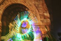 Bild: Beeindruckende LED Show bei der Kyffh&auml;user Sportgala 2020/2022 im Kyffh&auml;user Burghof