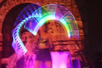 Bild: Beeindruckende LED Show bei der Kyffh&auml;user Sportgala 2020/2022 im Kyffh&auml;user Burghof