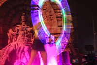 Bild: Beeindruckende LED Show bei der Kyffh&auml;user Sportgala 2020/2022 im Kyffh&auml;user Burghof