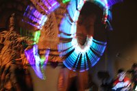 Bild: Beeindruckende LED Show bei der Kyffh&auml;user Sportgala 2020/2022 im Kyffh&auml;user Burghof