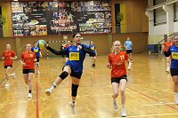 Bild: Die Handballdamen der NSV B-Jugend schaffen es aus dem Stand auf Platz 5