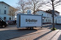 Bild: Vorbereitungen f&uuml;r das Bahnhofsfest