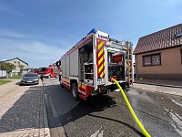 Bild: Brand in Niedersachswerfen