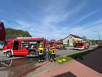 Bild: Brand in Niedersachswerfen
