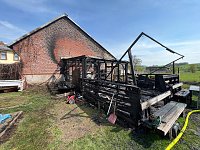 Bild: Brand in Niedersachswerfen