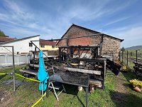 Bild: Brand in Niedersachswerfen