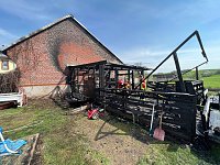 Bild: Brand in Niedersachswerfen