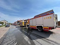 Bild: Brand in Niedersachswerfen