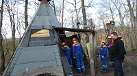 Die Jugendfeuerwehr zu Gast bei den Südharzer Köhlern Bild: Die Jugendfeuerwehr zu Gast bei den Südharzer Köhlern