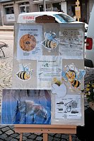 Bild: Geranienmarkt am Rathaus