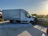 Bild: Kollision auf der A38